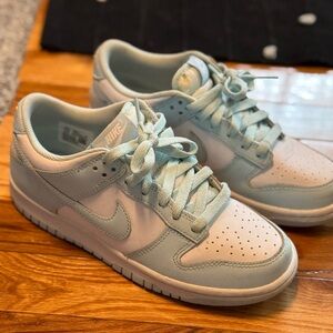 Nike Light Blue and White Sneakers